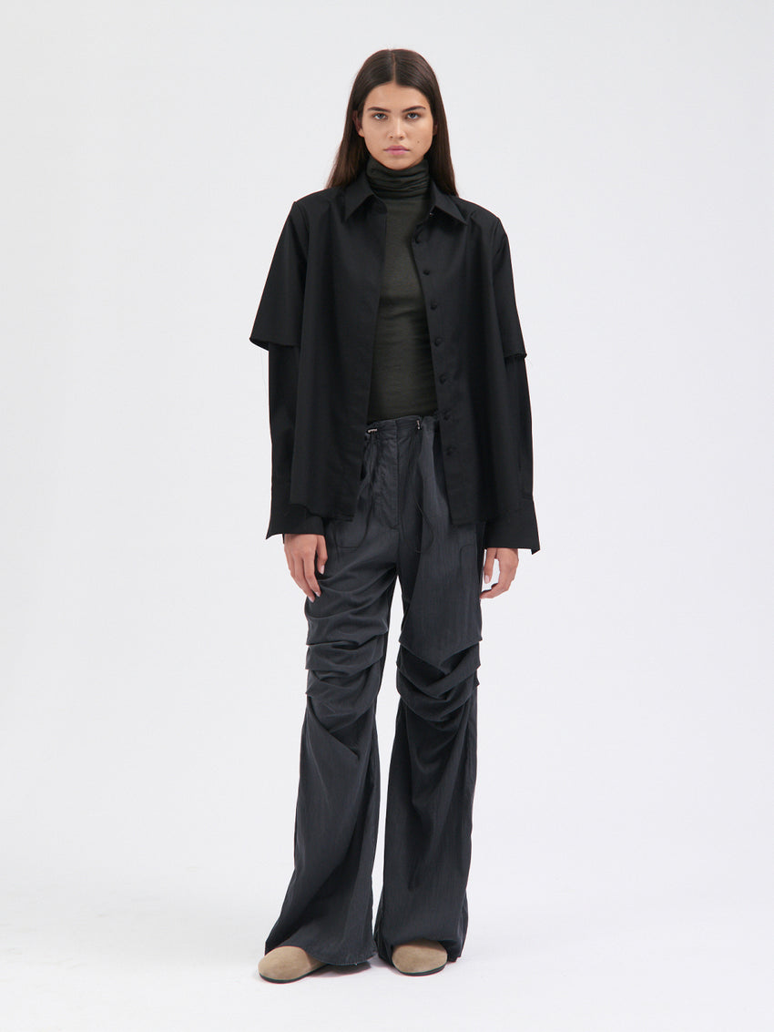DOUBLE SLEEVE RAW SHIRT