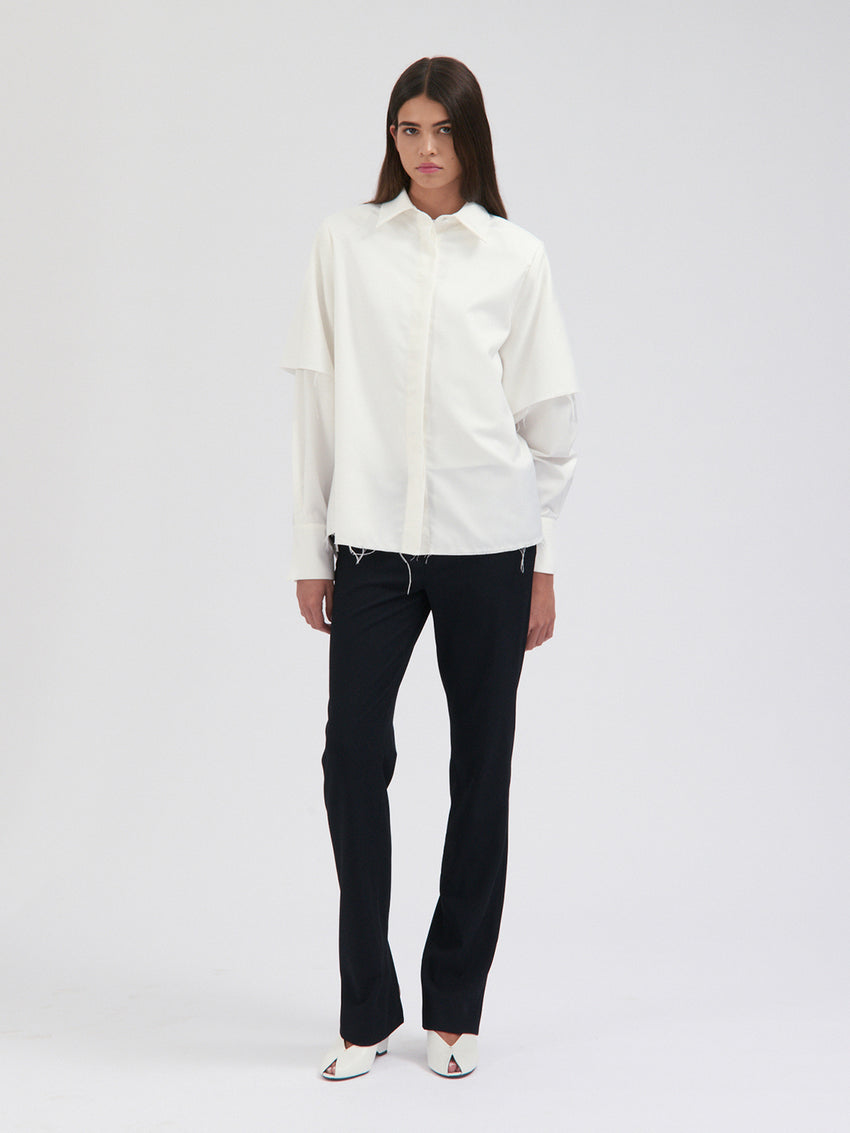 DOUBLE SLEEVE RAW SHIRT