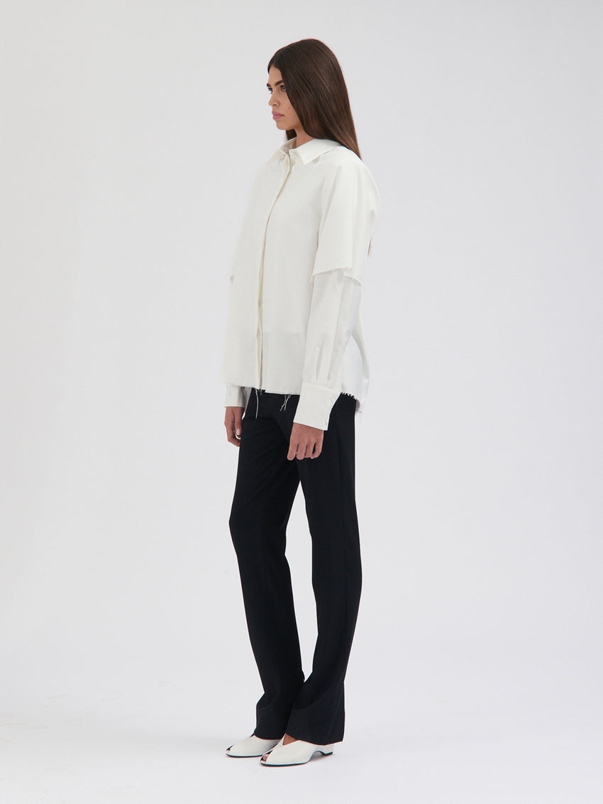 DOUBLE SLEEVE RAW SHIRT