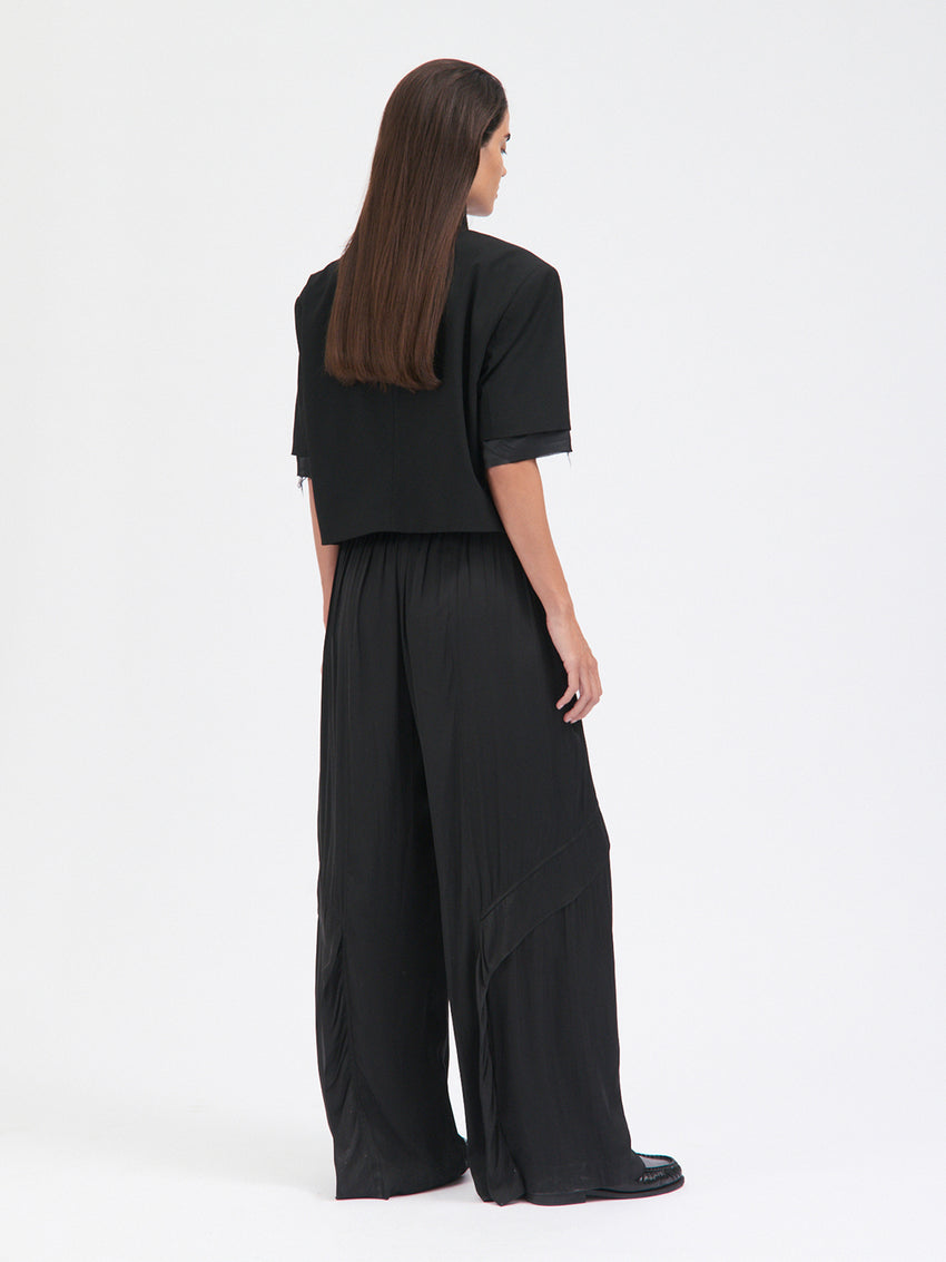 SHORT SLEEVE RAW  BLAZER